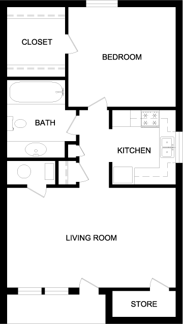 South Central Village for the Elderly One Bedroom